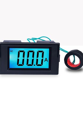 电流表 数显 交流20a50a100a200a250a电流显示器带互感器D69-240T
