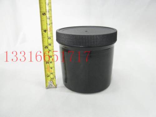 500ml 黑色 直身瓶 塑料直身罐 塑料直筒罐 塑料直筒瓶 PE
