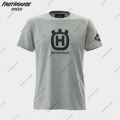 正品Husq服varna新的越野下t恤usqvarHna短袖自行车服装坡装摩托