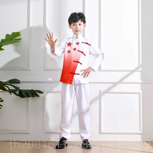 正品歌儿童合唱服装出服装主红持人演演讲男女生出诗歌朗诵演中小