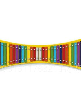 正品幼儿园墙打击乐器户外鼓乐园教面导官琴金属击乐敲器手拍玩具