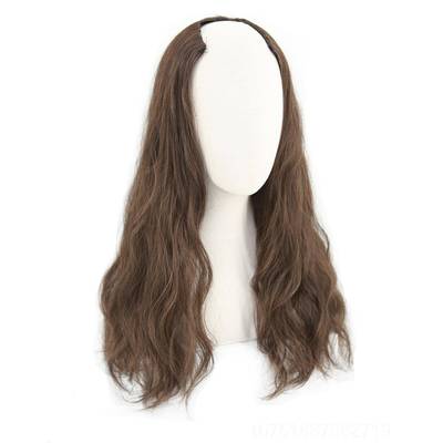 新款Brightlele半顶发 型大卷大波浪蓬假长松自然日U系卷发假发
