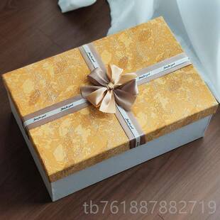 新款品盒超大号礼物子包装盒礼创礼盒空盒精美长意方形大盒生日礼