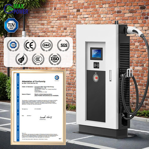 30kW Type 2 EV Charger, IP54-Rated Waterproof, TUV-Certified