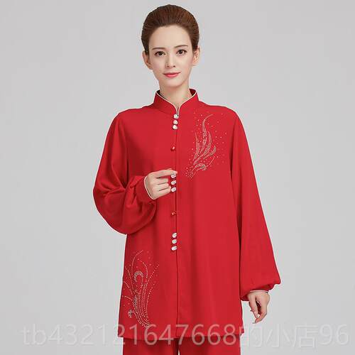 高档古韵华新式太太极服改良高端极拳练功服男太女极服装比赛中表