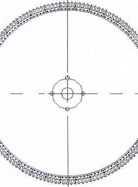 供应上工牌GB/T6130-2001直径410-2010mm各种规格高速钢镶片圆锯