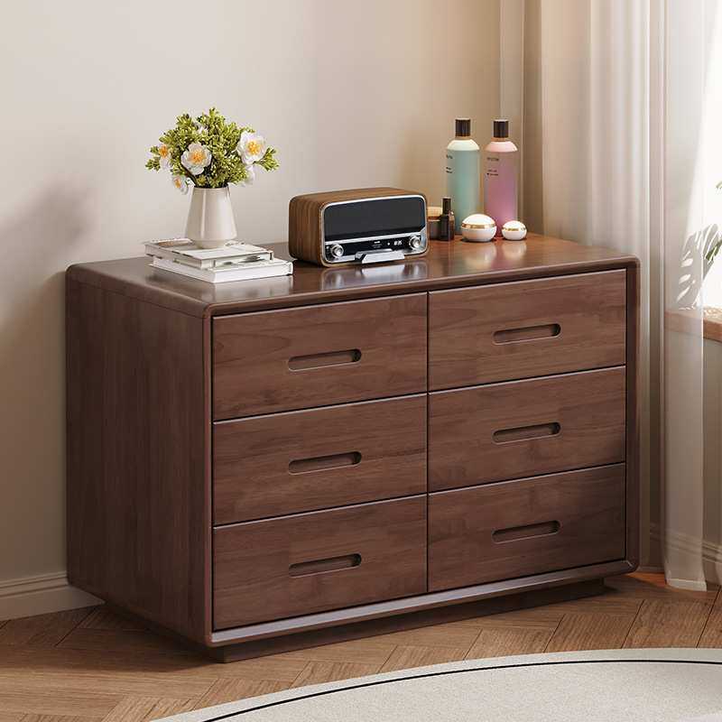 加厚实木六斗柜现代简约客厅收纳柜卧室床尾储物柜大容量三斗柜子,3C数码配件,摄像机配件,淘宝优惠券,粉丝福利购,淘宝优惠卷