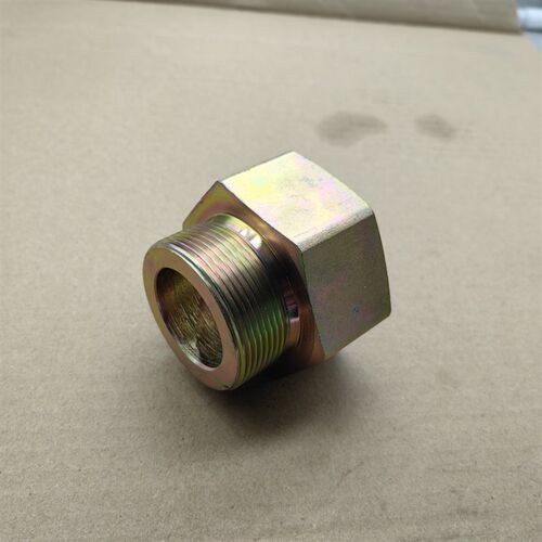 外丝M48*2-转内丝G1-1/2直牙(即1.5寸)高压铁材料外表镀锌1548
