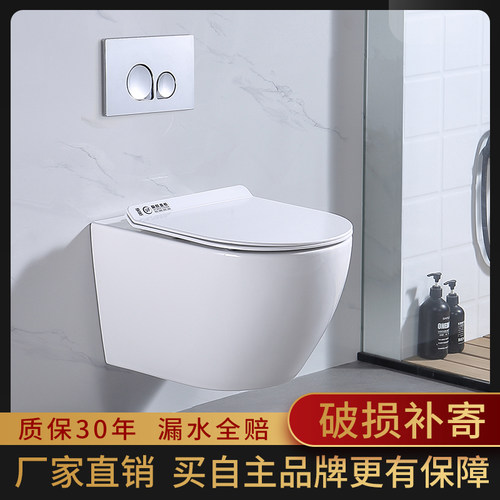 壁挂式马桶小户型墙排式暗装挂墙挂壁式水箱智能悬挂坐便器悬空