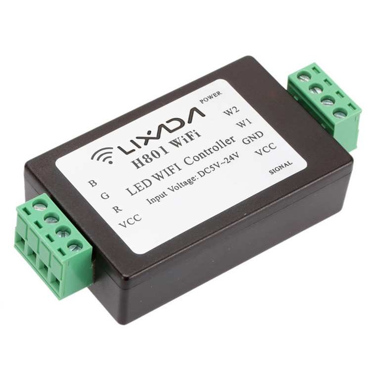 H801WiFi WiFi控制器,LED控制器,RGB控制器,RGBW灯条控制器