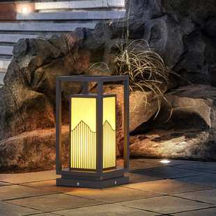 草坪灯庭院灯景观灯花园别墅公园小区引路灯户外新中式草地灯led