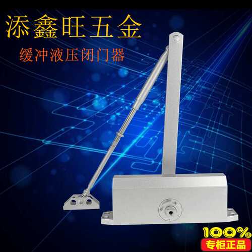 大号闭门器小区家用自动液压闭门器防火安全通道可定位自动闭门器