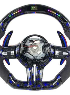 适用于宝马F30F10F15F31F32F33F80F87F82M2M3M4LED锻造碳纤维方向