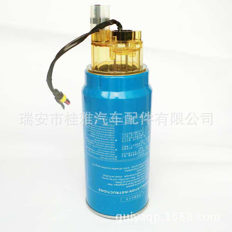 潍柴重卡柴油加热器柴油滤清器总成冬季增温器燃油水寒宝加热