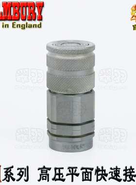 英国HOLMBURY快速接头FH06-1-IGF04强化钢G1/4高压平面快速接头