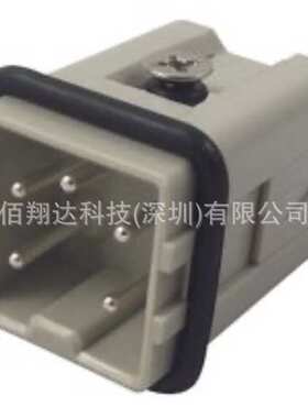 TE/泰科 HA-004-MS T2010043101-000 4P 10A 400V 矩形航空接插件