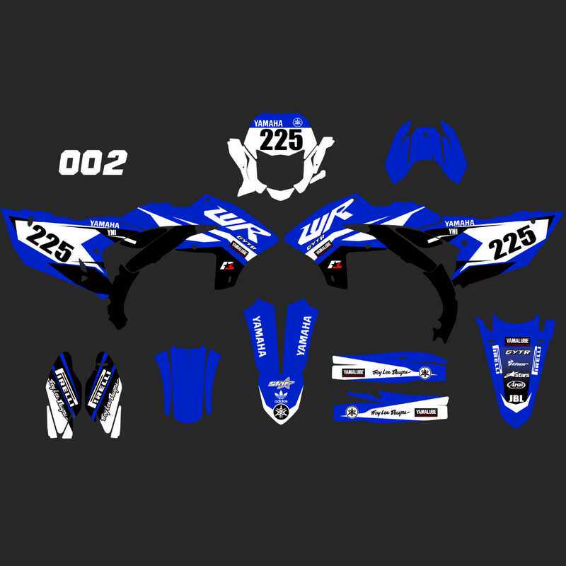 摩托贴纸适用于雅马哈YAMAHA WR250F 450F车贴 贴花 贴画 贴膜A
