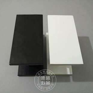 方形黑白色玻璃门拉手大门拉手现代简约实木门店推拉门把手工业风