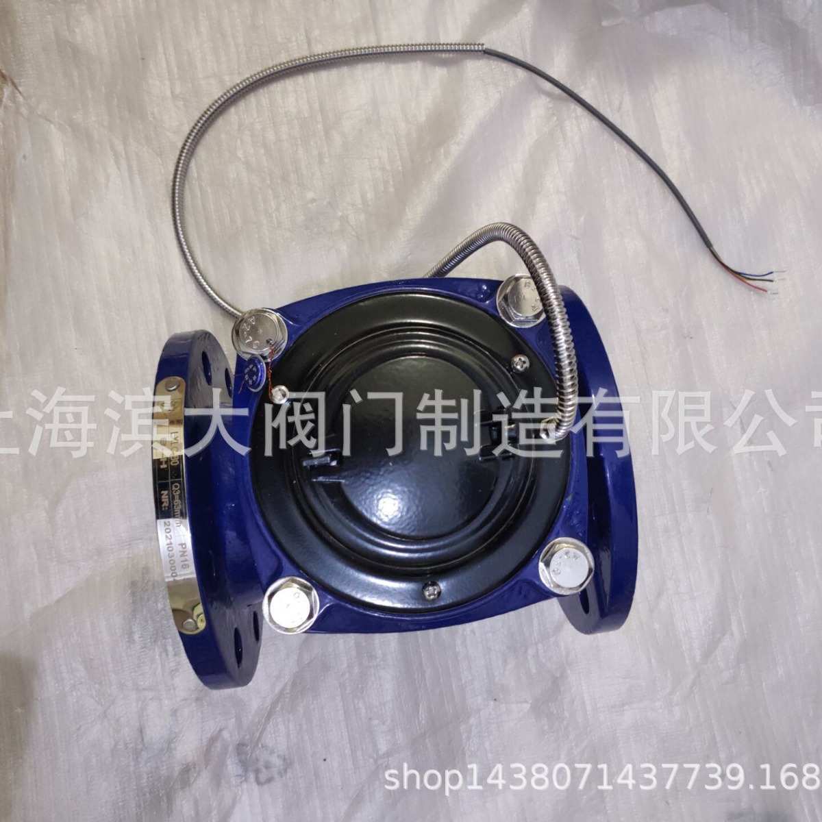 上海滨大牌远传水表RS485接口法兰水表可拆式冷水表DN50-DN250