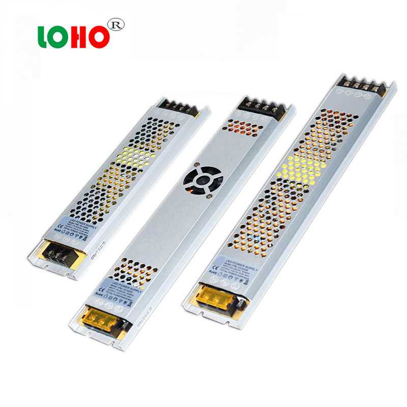 原装12V24V400W超薄灯箱电源 12V33A24V400Wled长条超薄变压器