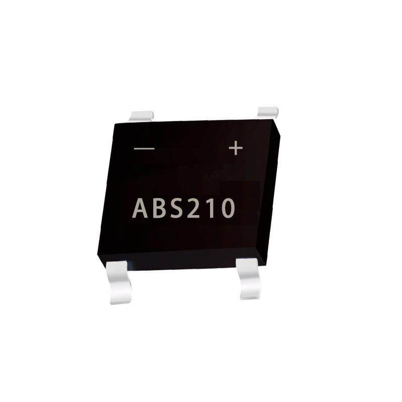 厂家直销 ABS210贴片2A 1000V桥式整流器超薄ABS封装SOP-4现货