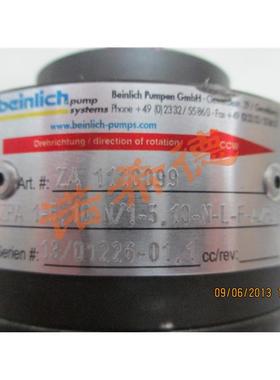 德国Beinlich齿轮泵 柱塞泵 ZPDA 1-1.2-K1-R-F 100/GL-SP/SB