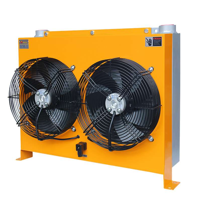 广东生产风冷却器HDC-300L铝合金油冷却器液压工程热交换器散热器