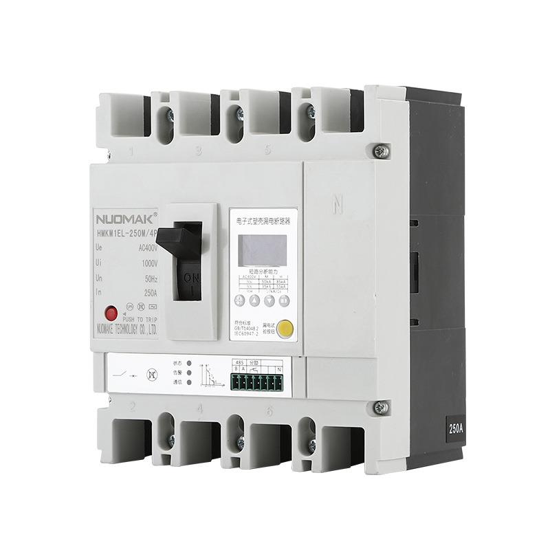 液晶电子式漏电断路器电流可调32A-250A 欠压过载保护一体250M/4P