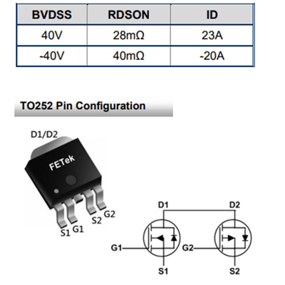 FKD4903Y东沅-40V FKS4907Y FKD4004Y场效应管MOS DFN5*6 P-N沟