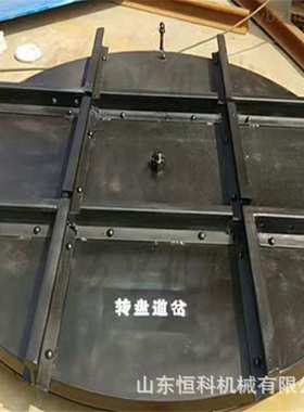 30吨矿用轨道转盘 ZPY500手动轨道转盘 井字十字型液压轨道转盘