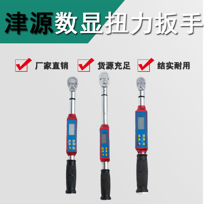 上海儒法数显扭矩扳手套筒可换头开口梅花棘轮头扭力扳手MDS-100