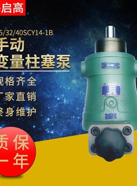 大16SCY14-1B 25SCY14-1B 32SCY14-1B 40SCY14-1B手动变量柱塞泵