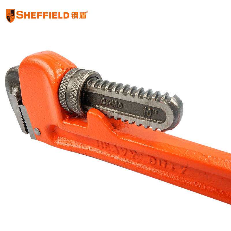 SHEFFIELD/钢盾 S104218 伸缩管钳铝合金扳手大号重型水管钳18寸