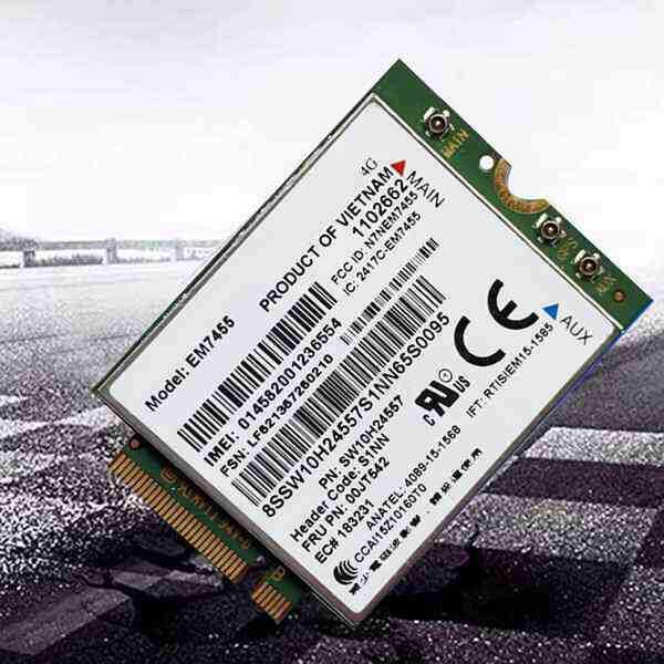 1个 颜色:绿色 材质:PCB Em7455 LTE 4G卡 Gobi6000 FRU00JT542