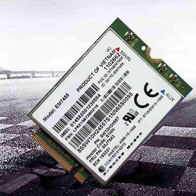 1个 颜色：绿色 材质：PCB Em7455 LTE 4G卡 Gobi6000 FRU00JT542