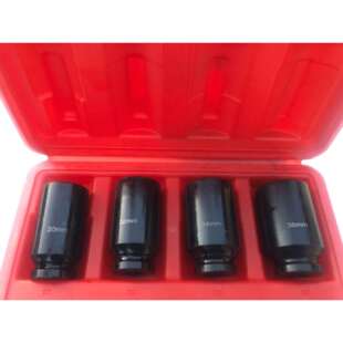 骋龙1/2寸铬钼钢套筒扳手4件套 气动风炮套筒头 汽修汽保工具