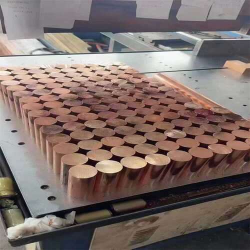 tp1紫铜棒打孔折弯导热铜棒tp2紫铜棒红铜棒c1100紫铜棒40t直径20