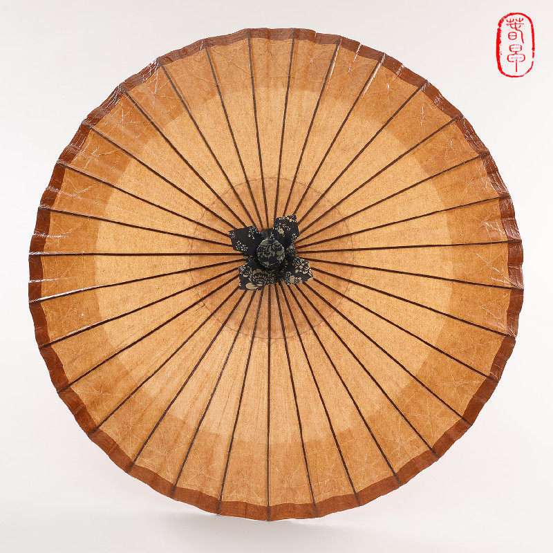 春早正棕油纸伞防雨黑色竹子工艺伞舞蹈伞婚庆伞古风伞油布伞收藏
