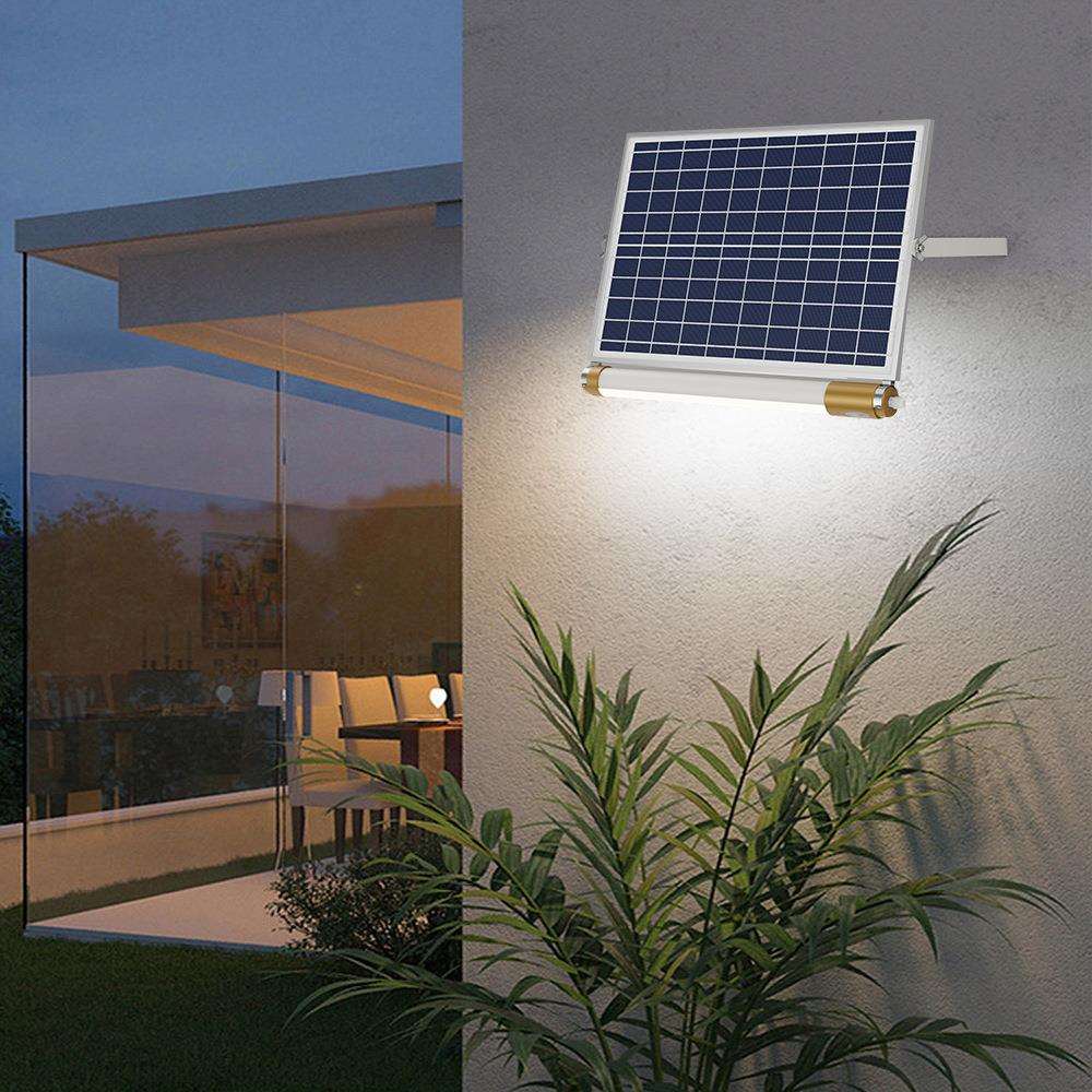 新品投光灯 太阳能日光灯 人体感应太阳能壁灯T8日光管雷达感应灯