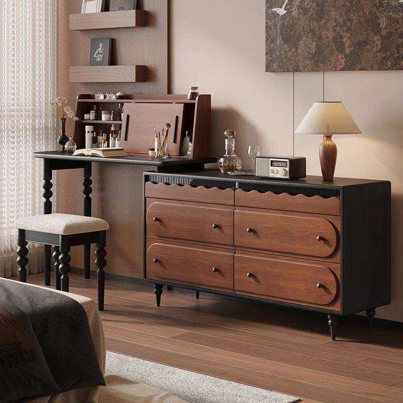 复古实木梳妆台斗柜一体中古风床尾转角柜卧室化妆桌书桌收纳柜,玩具/童车/益智/积木/模型,毛绒/玩偶/公仔/布艺类玩具,淘宝优惠券,粉丝福利购,淘宝优惠卷