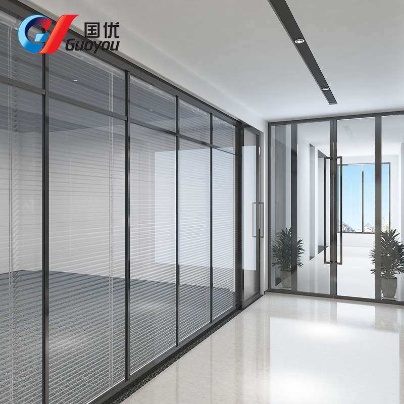办公室高隔断玻璃高隔间成品隔断 办公室铝合金隔断双层玻璃隔断