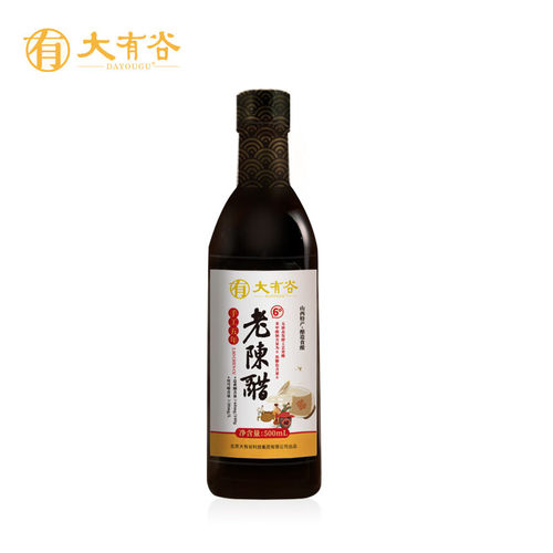 山西大有谷传统酿老陈醋6度瓶装