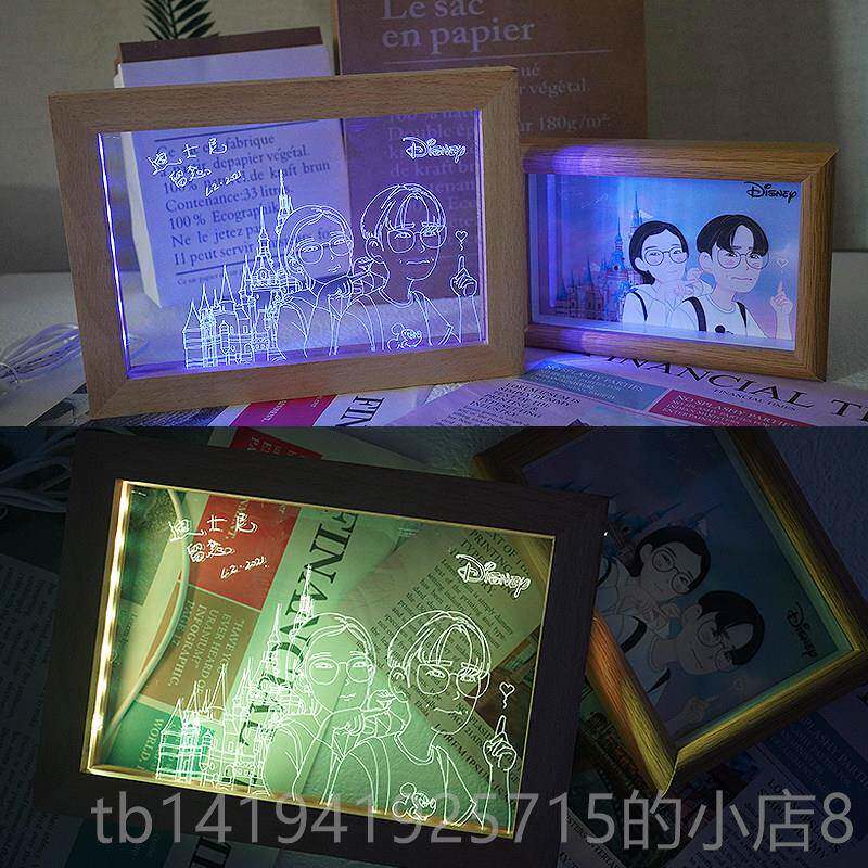 正品周日年礼定物送女友侣生结婚纪念日照片制情闺蜜男友情人节创