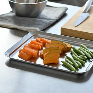 PYG霜山304不锈盘备厨菜盘房食物收纳盘多功能沥水托沥钢油网盘方