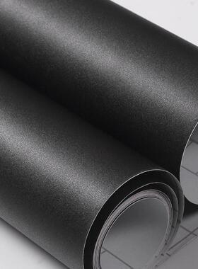 黑色磨砂不透光自璃黏贴防窥晒纸卧室窗户玻贴黑色防膜静电全遮光