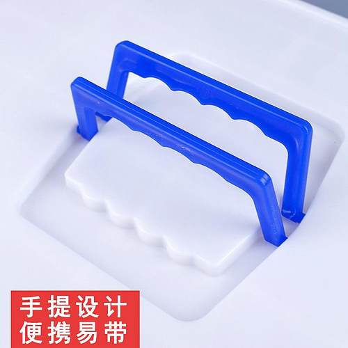 ISM颜料容盒大量超大2格可明瓶装透调色盒手提颜料盒直接放整4瓶