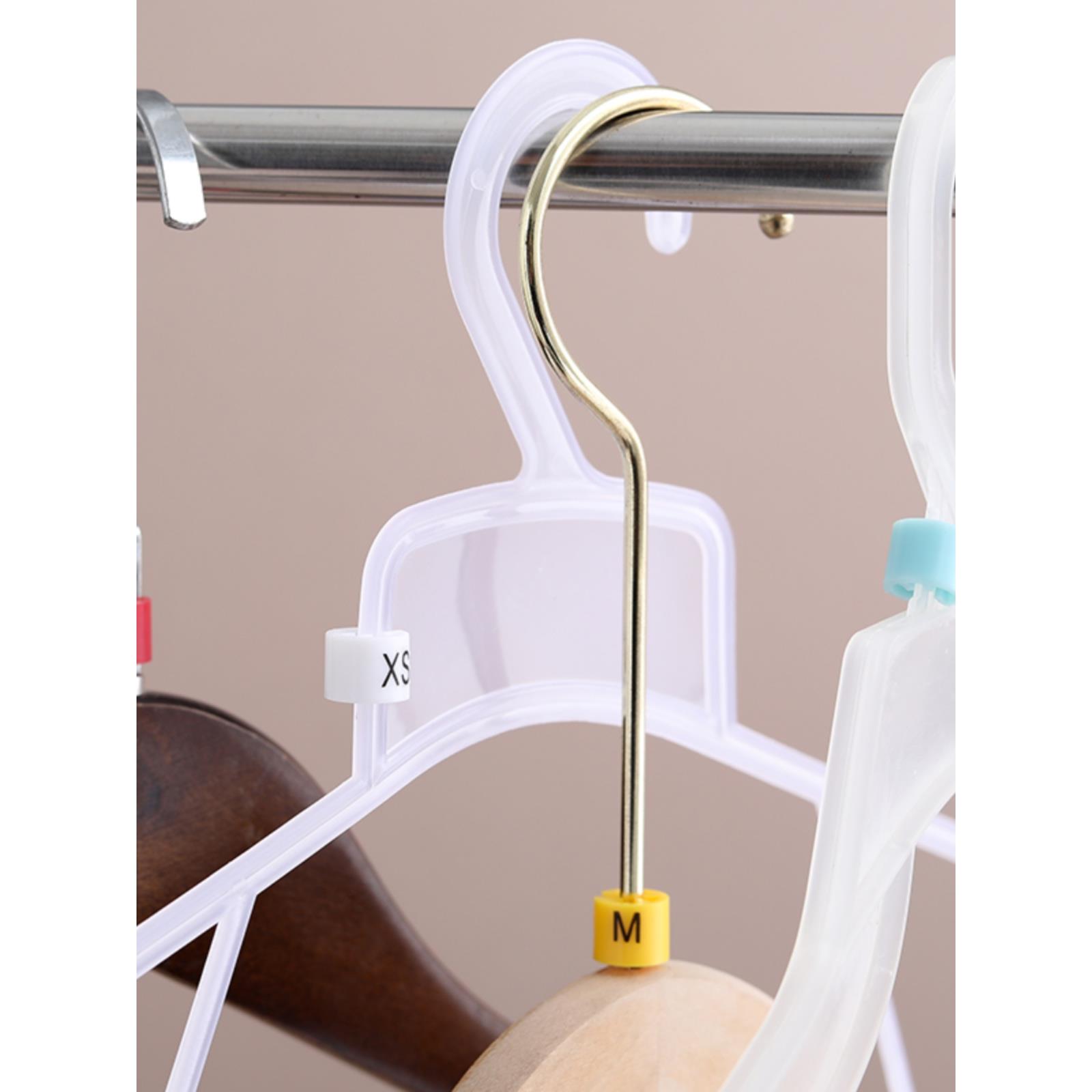 衣架服尺码西扣装裤签子尺码圈可反复使装用标记号扣通HZ001用带