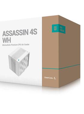 九州风神阿萨辛4S 白色CPU散热器14cm风扇7热管台式机电脑1700AM5