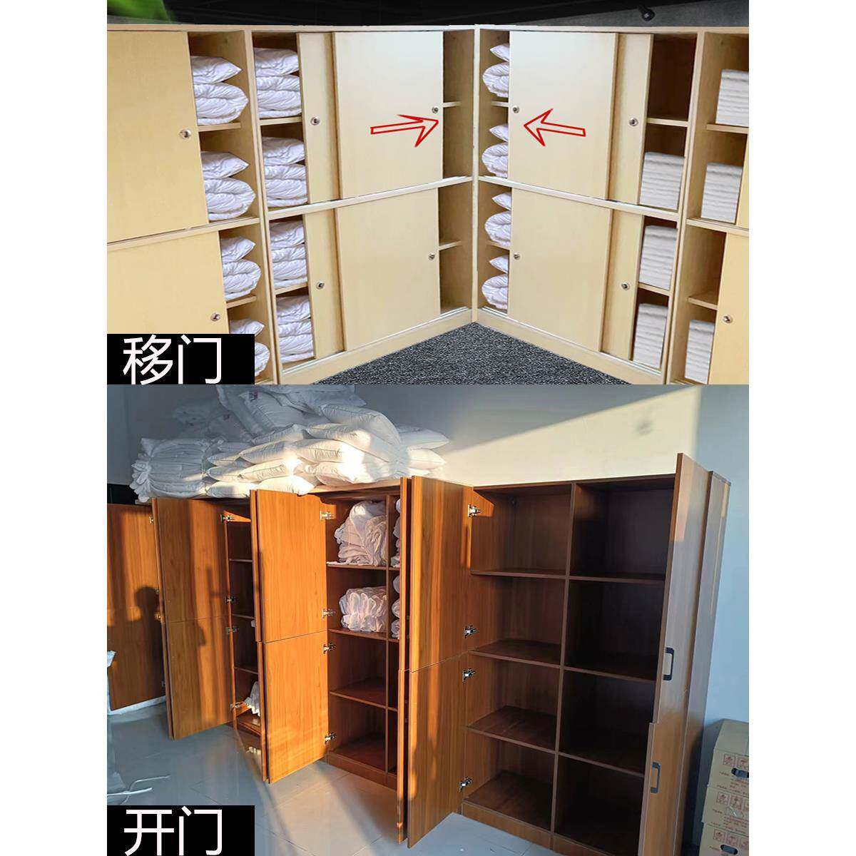 布草柜子酒店民宿宾馆公寓客房毛巾被褥布草间收纳储物柜可工厂