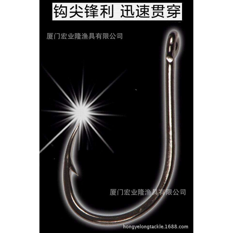 加硬材料海钓散装 管付千又鱼钩 带圈鱼钩厂家